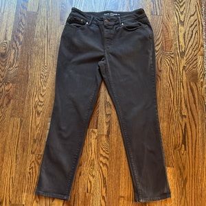 Chico’s brown ‘The Platinum” jeggings, size 6 petite